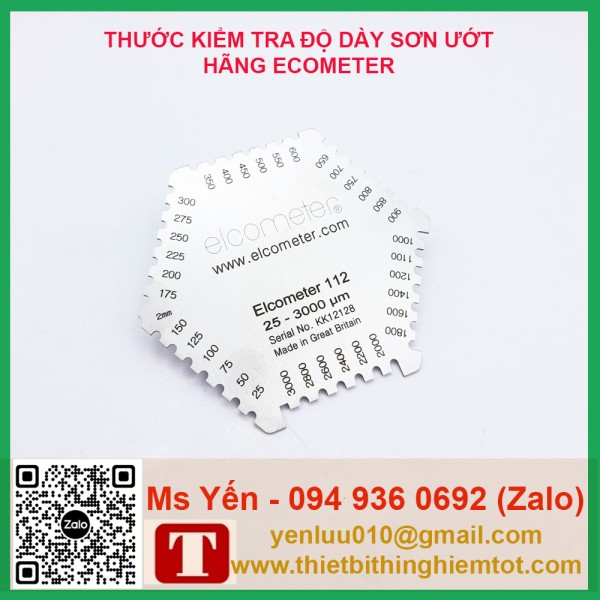 Thước đo độ dày sơn ướt Elcometer - Ảnh 2